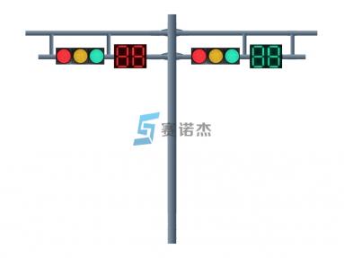 8m多懸臂無(wú)縫鋼管交通信號(hào)燈桿